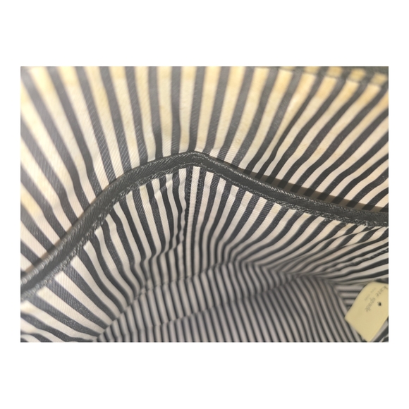 KATE SPADE LEATHER, BEIGE AND BLACK, CROSSBODY SATCHEL PURSE.NWOT,with wallet - Picture 13 of 15